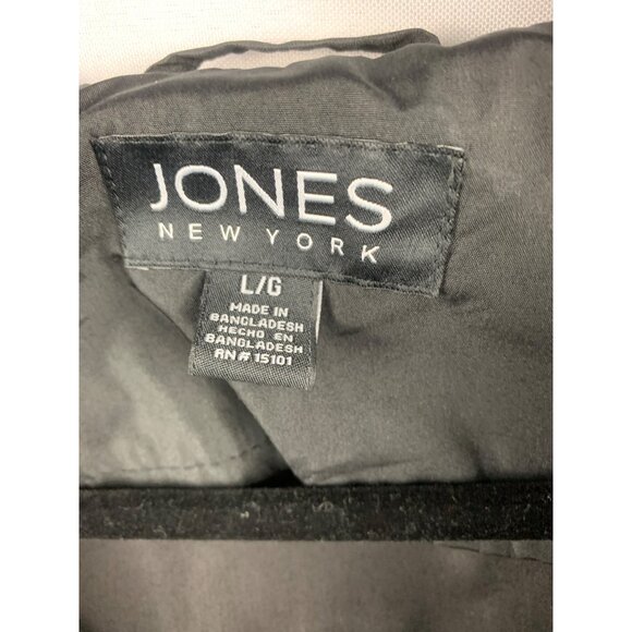 Jones New York Womens Lightweight Hooded Jacket L - Picture 2 of 5
